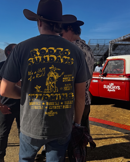 The Cowboy State Tee - Vintage Black / Yellow