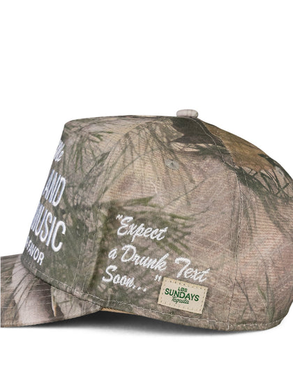Tequila & Country Music Hat - Camo