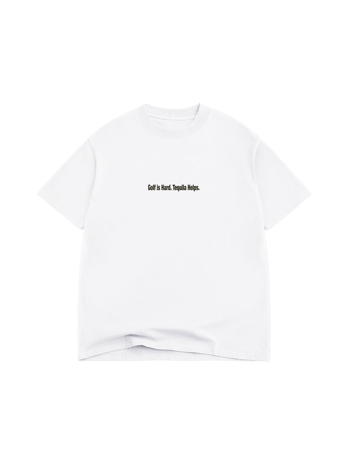 The Fairway Tee - Blanc White / Black