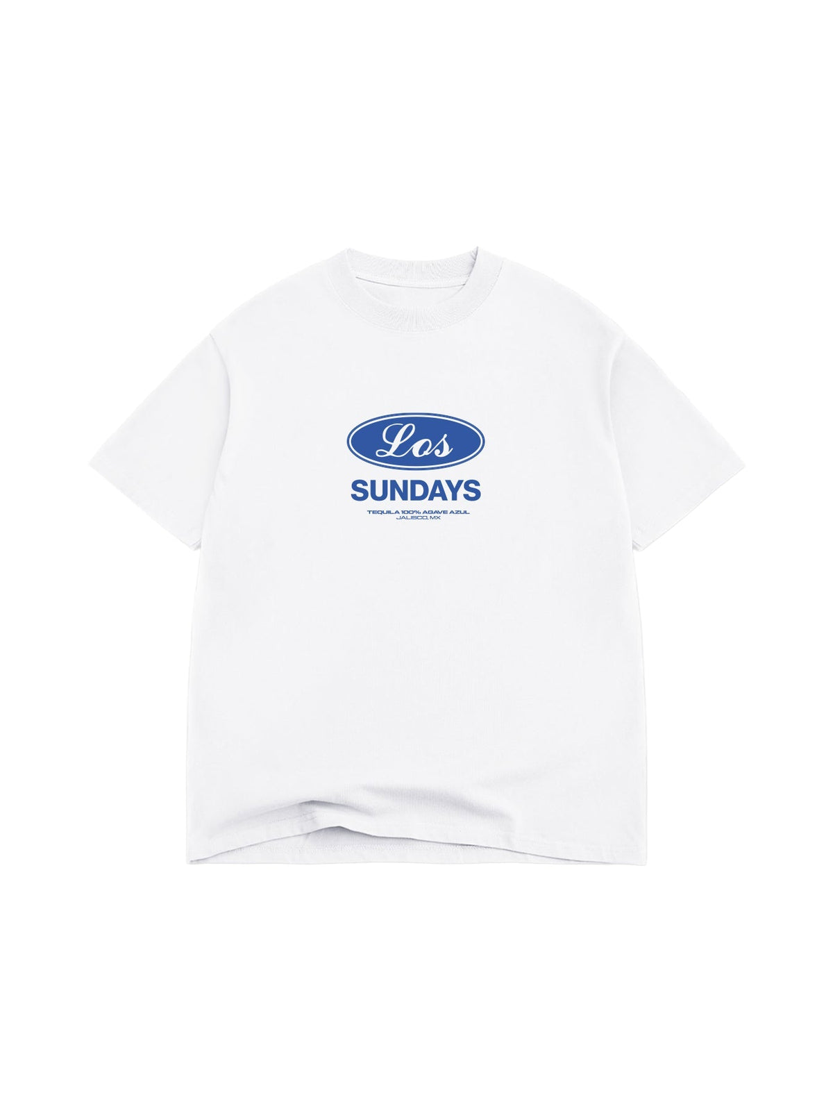 The Genuine Tee - Blanc White / Blue