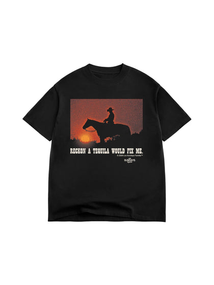 The Reckon Tee - Black / White