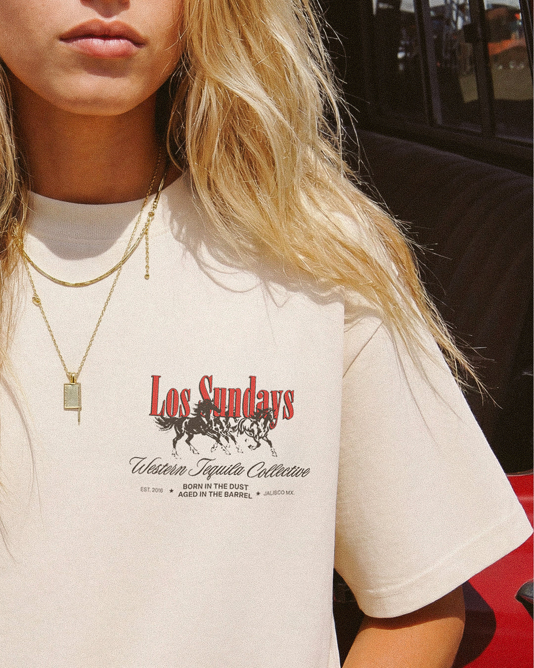 Tequila Collective Tee - Off White/Black
