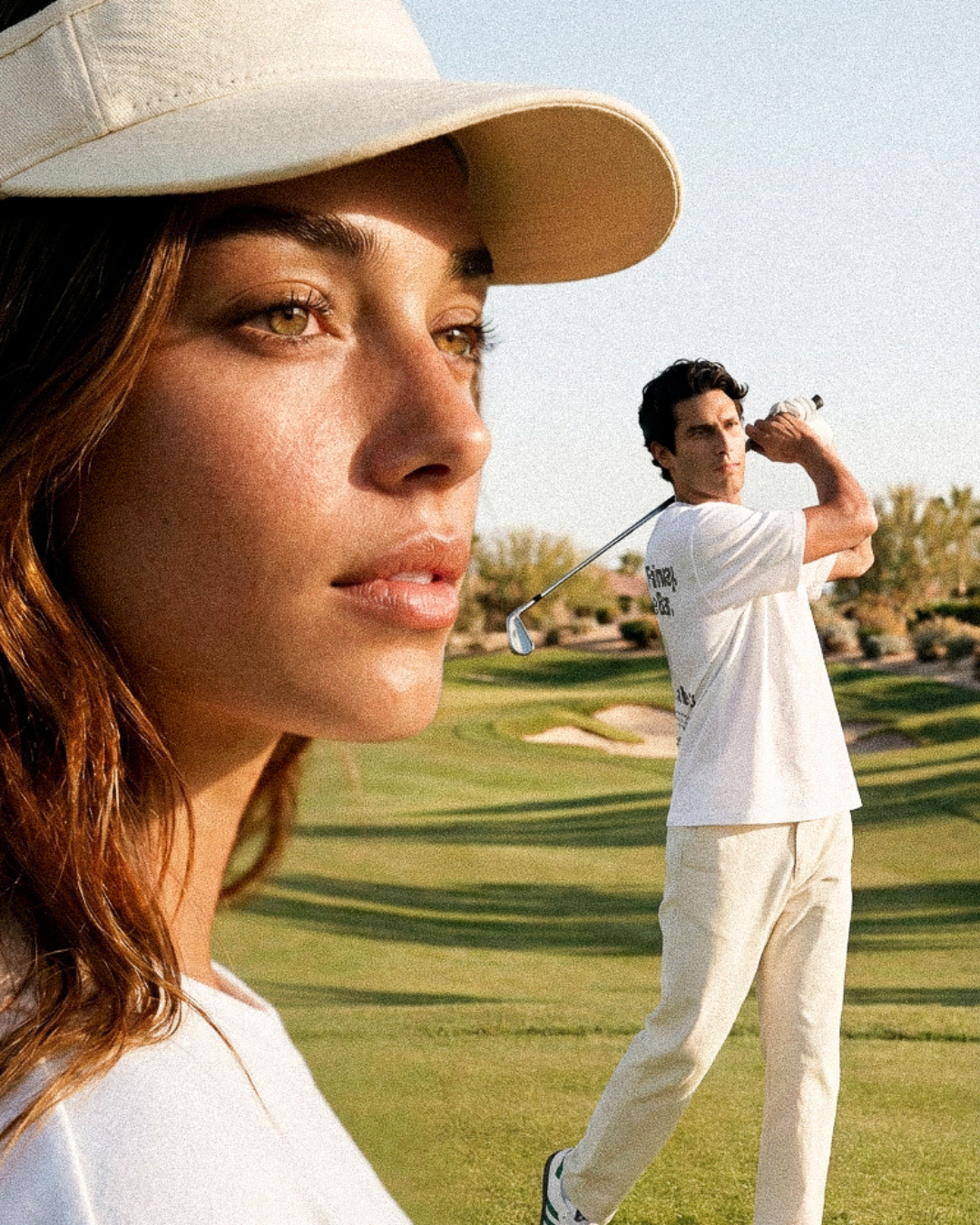 The Fairway Tee - Blanc White / Black