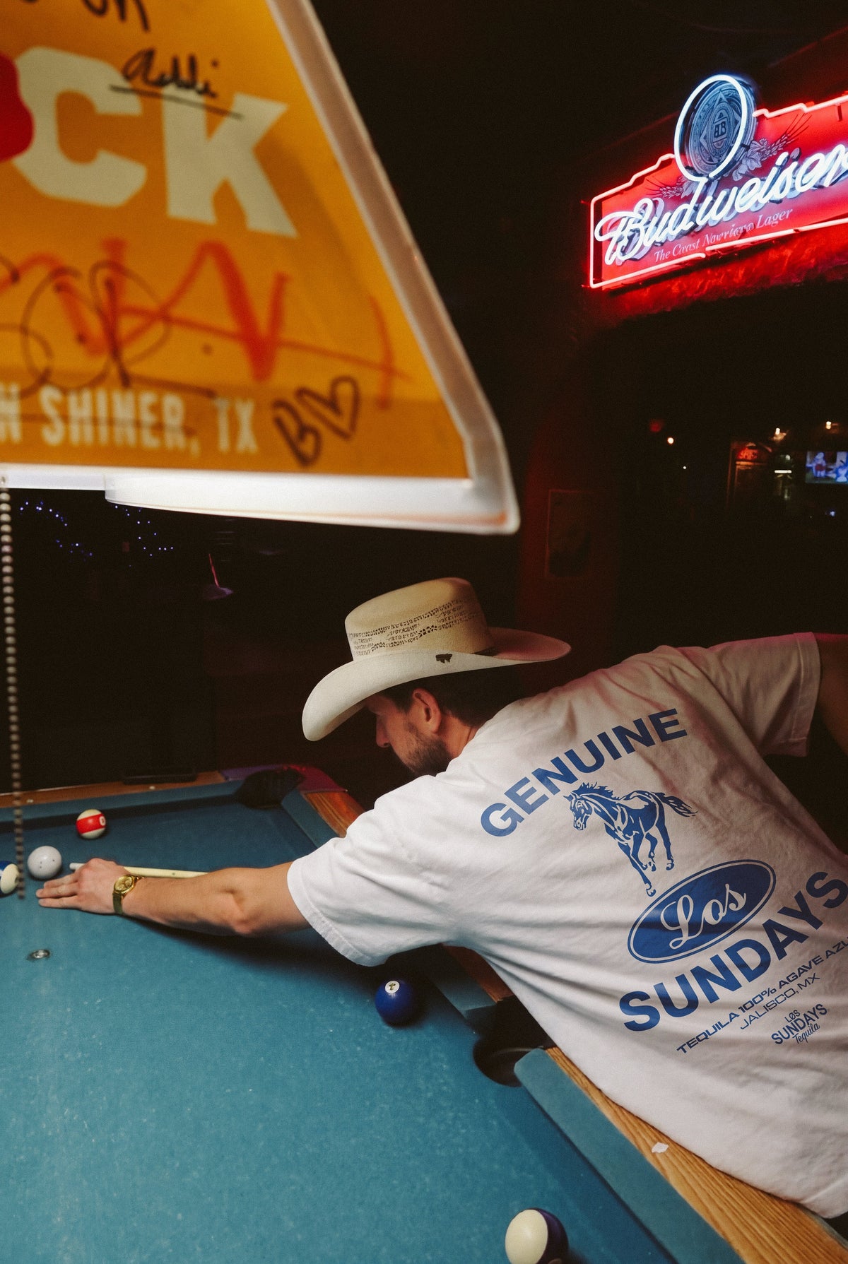 The Genuine Tee - Blanc White / Blue