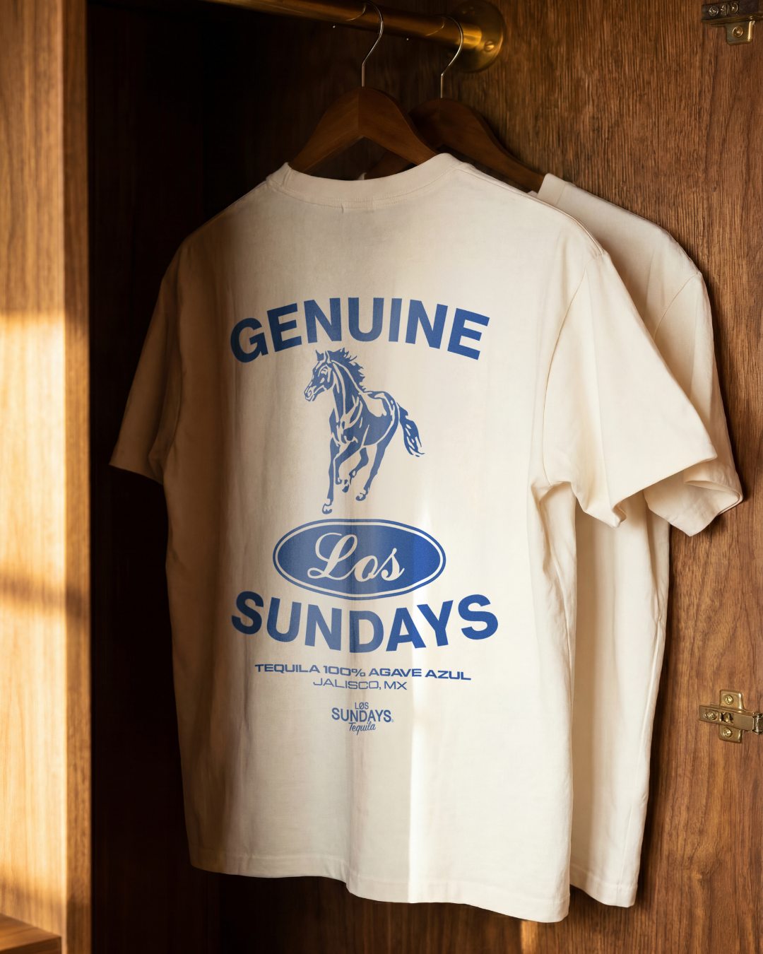 The Genuine Tee - Blanc White / Blue