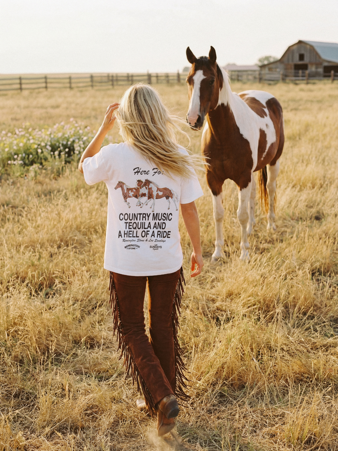 The Hell Of A Ride Tee - Blanc White