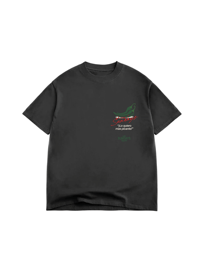 The Picante Tee - Vintage Black / White