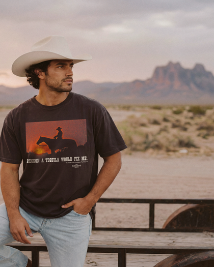 The Reckon Tee - Black / White