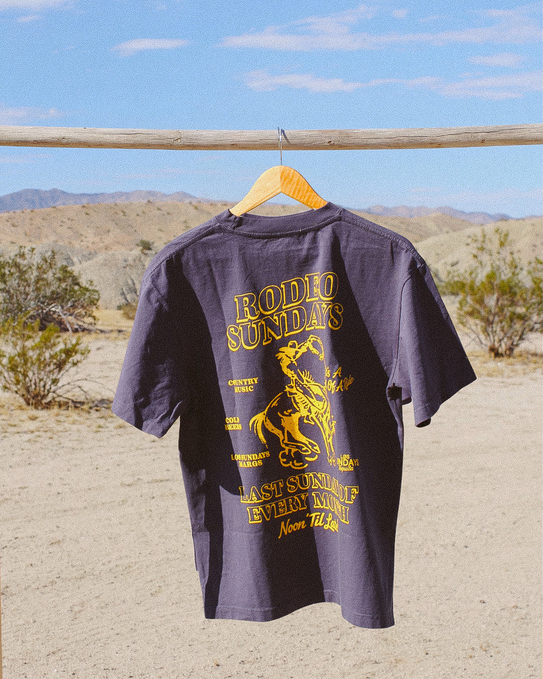 The Rodeo Sundays Tee - Navy
