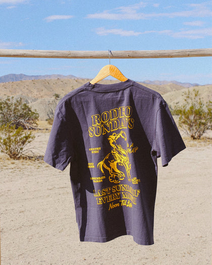 The Rodeo Sundays Tee - Navy